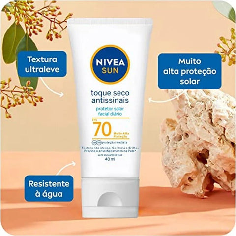 Protetor Solar Facial Nivea  FPS 70 - 40 mL