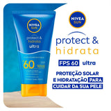 Protetor Solar Facial Nivea Loção Hidratante  FPS 60 - 150 mL