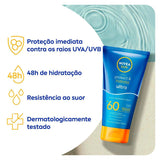 Protetor Solar Facial Nivea Loção Hidratante  FPS 60 - 150 mL