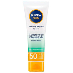 Protetor Solar Facial Nivea Sun Beauty Expert  Mista a Oleosa - FPS 50 - 50 g