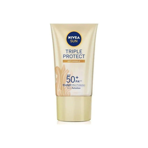 Protetor Solar Facial Nivea Sun Triple Protect Antissinais  FPS 50 - 40 mL