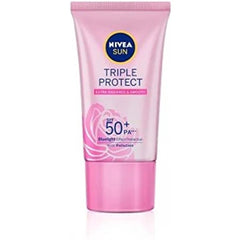 Protetor Solar Facial Nivea Sun Triple Protect Extra Radiance & Smooth  FPS 50 - 40 mL