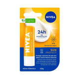 Protetor Solar Labial Nivea Sun Protect Alta Proteção  FPS 30 - 4,8 g