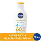 Protetor Solar Nivea Sun Kids Sensitive  FPS 60 - 125 mL