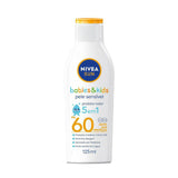 Protetor Solar Nivea Sun Kids Sensitive  FPS 60 - 125 mL