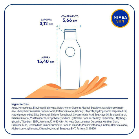 Protetor Solar Nivea Sun Protect & Bronze  FPS 30 - 125 mL