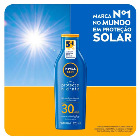 Protetor Solar Nivea Sun Protect & Bronze  FPS 30 - 125 mL (A1)