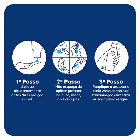 Protetor Solar Nivea Sun Protect & Bronze  FPS 50 - 200 mL