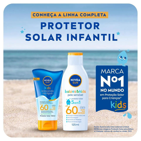 Protetor Solar Nivea Swin Fator 60 125 Ml