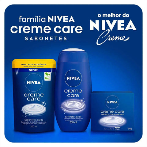 Sabonete Corporal Nivea Creme Care Barra, 1 Unidade Com 90G