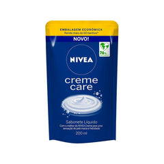 Sabonete Corporal Nivea Creme Care Líquido, Refil, 1 Unidade Com 200Ml