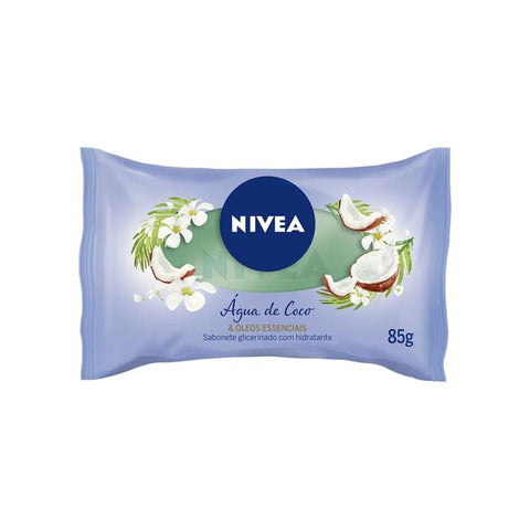 Sabonete Glicerinado Nivea Água de Coco e Óleos Essenciais, Barra, 1 Unidade Com 85G