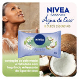 Sabonete Glicerinado Nivea Água de Coco e Óleos Essenciais, Barra, 1 Unidade Com 85G