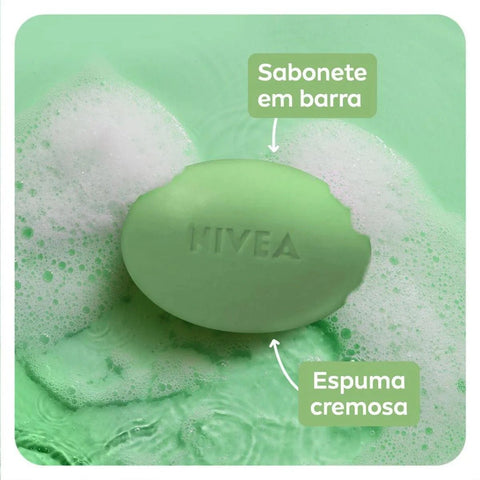 Sabonete Glicerinado Nivea Água de Coco e Óleos Essenciais, Barra, 1 Unidade Com 85G