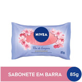 Sabonete Glicerinado Nivea Flor de Cerejeira e Óleos Essenciais, Barra, 1 Unidade Com 85G
