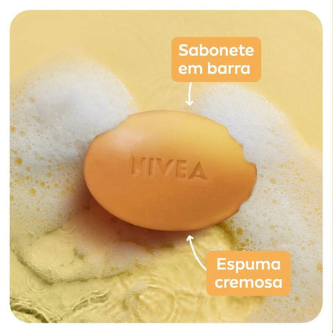 Sabonete Glicerinado Nivea Flor de Laranjeira e Óleos Essenciais, Barra, 1 Unidade Com 85G