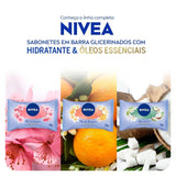 Sabonete Glicerinado Nivea Flor de Laranjeira e Óleos Essenciais, Barra, 1 Unidade Com 85G