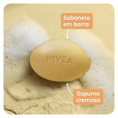 Sabonete Hidratante Nivea Aveia, Barra, 1 Unidade Com 85G