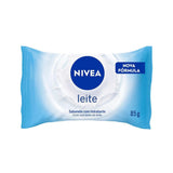 Sabonete Hidratante Nivea Leite, Barra, 1 Unidade Com 85G