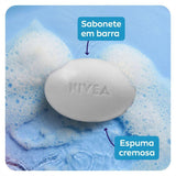 Sabonete Hidratante Nivea Leite, Barra, 1 Unidade Com 85G