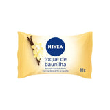 Sabonete Hidratante Nivea Toque de Baunilha, Barra, 1 Unidade Com 85G