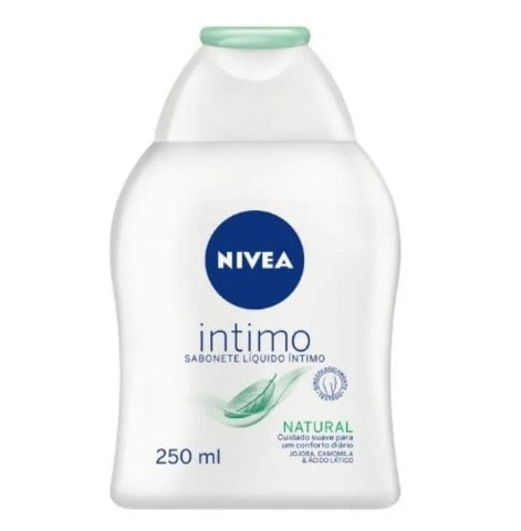 Sabonete Íntimo Feminino Nivea Natural Óleo de Jojoba, Líquido Com 250Ml