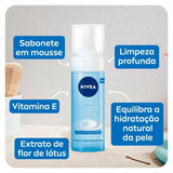 Sabonete Nivea Mousse Limpeza Pele Normal Mista 150 Ml