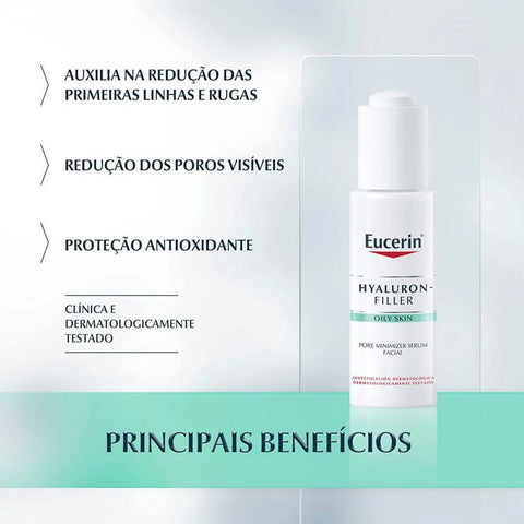 Sérum Facial Anti-Idade Eucerin Hyaluron-Filler Pore Minimizer 30Ml