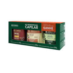 Kit Cronograma Capilar Bio Extratus com 3 Mascaras de 250g