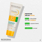 Protetor Solar Facial Bioderma Photoderm Antioleosidade  Sem Cor - FPS 30 - 40 g