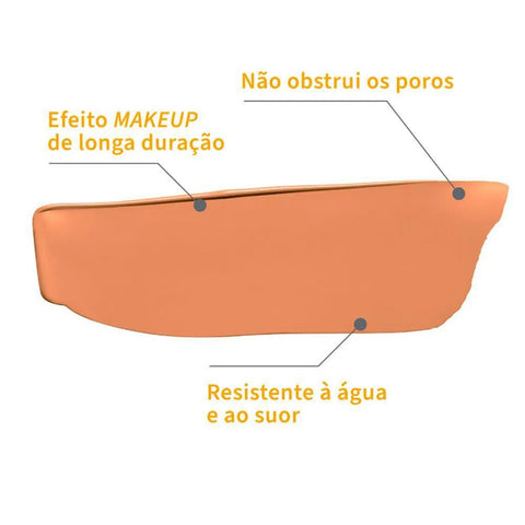 Protetor Solar Facial Bioderma Photoderm Cover Touch Mineral  Escuro - FPS 50+ Escuro - 40 g
