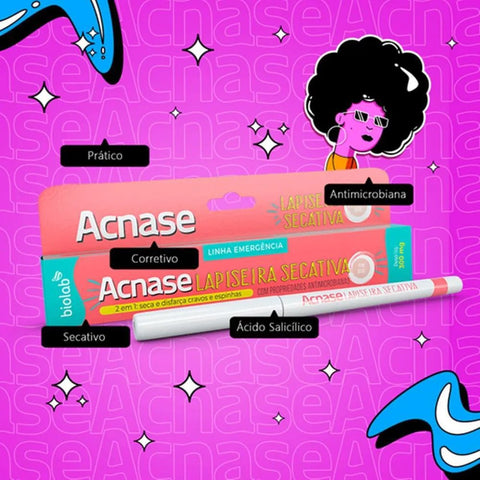 Lapiseira Secativa Acnase Marrom Com 0,3G