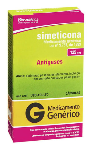 Simeticona (Aché)  125mg - 10 Unidades - Cápsula (A1)