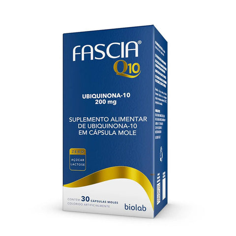 Suplemento Alimentar Fascia Q10  200mg - 30 Unidades - Cápsula