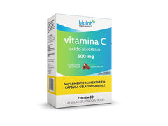 Vitamina C (Biolab)  500mg - 30 Unidades - Cápsula