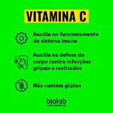 Vitamina C (Biolab)  500mg - 60 Unidades - Cápsula