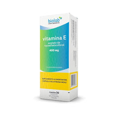Vitamina E (Biolab)  400mg - 30 Unidades - Cápsula