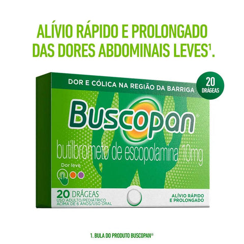 Buscopan  10mg - 20 Unidades - Comprimido