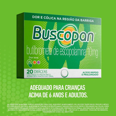 Buscopan  10mg - 20 Unidades - Comprimido