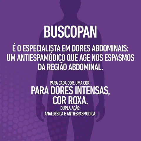 Buscopan Composto  10mg + 250mg - 20 Unidades - Comprimido