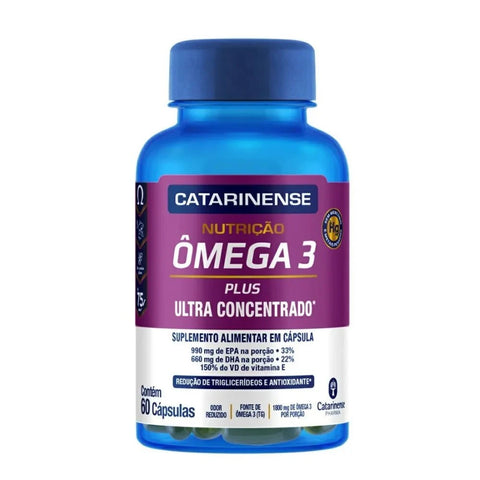 Ômega 3 (Catarinense Pharma)  1000mg - 60 Unidades - Cápsula