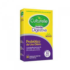 Probiótico Culturelle Saúde Digestiva  400mg - 30 Unidades - Cápsula