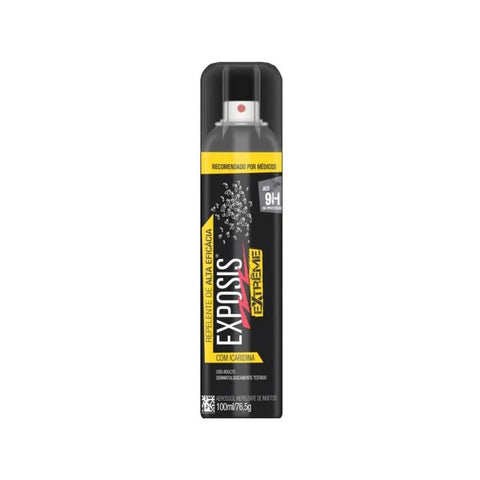Repelente Exposis Extrême Icaridina, Aerossol, 1 Unidade Com 100Ml