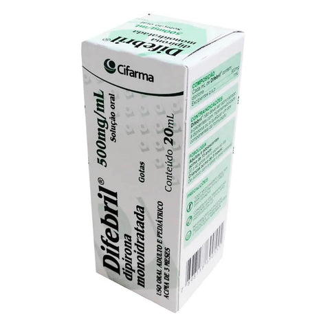 Difebril  500mg/mL - 20 mL - Gotas
