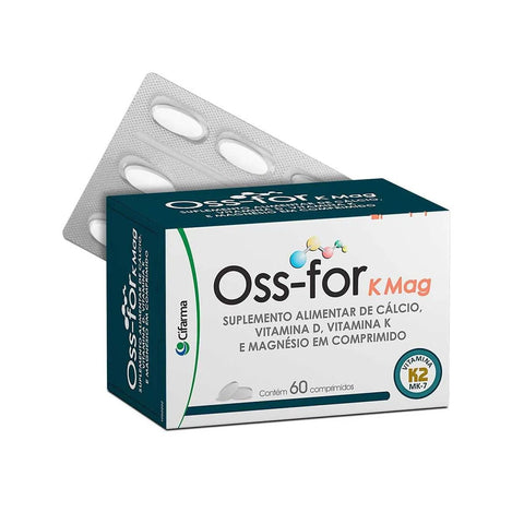 Suplemento Alimentar Cálcio Oss-for K Mag MDK  60 Unidades - Comprimido