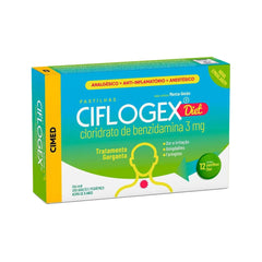 Ciflogex Menta e Limão Diet 3mg 12 Pastilhas