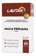 Lavitan Maca Peruana  60 Unidades - Comprimido