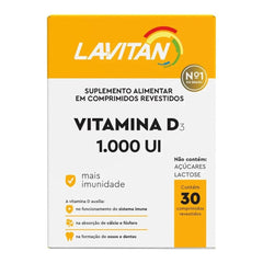 Lavitan Vitamina D  1.000UI - 30 Unidades - Comprimidos