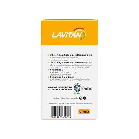 Lavitan Vitaminas CDZSE  30 Unidades - Comprimido