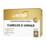 Polivitamínico Lavitan Cabelos e Unhas  60 Unidades - Cápsula